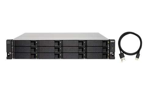 Полка расширения сетевого хранилища без дисков/ SMB QNAP TL-R1200C-RP фото 2
