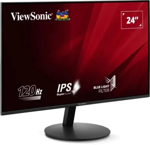 Монитор ViewSonic 23.8" VA24E1-H черный IPS LED 5ms 16:9 HDMI матовая фото 2