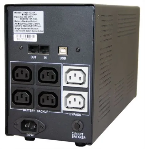 Источник бесперебойного питания (3 кабеля)/ Powercom IMP-1500AP фото 5