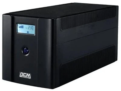 Источник бесперебойного питания Powercom Raptor RPT-1500AP LCD 900Вт 1500ВА черный фото 1