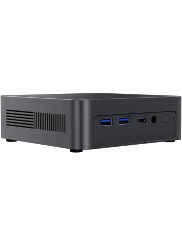 Компьютер/ Chuwi AuBox  Intel Core Ultra 7 256V(2.2Ghz)/16384Mb/1000PCISSDGb/Int:Intel Iris Xe Graphics/BT/WiFi/war 1y/0.865kg/Gray/Win11Pro + DDR5 (no Slots)/USB3.2*5/HDMI*2/DP*1/RJ45*1/WIFI6E,BT5.3/Tipe-C*2/bracket/Aluminum Alloy + Galvanize фото 5