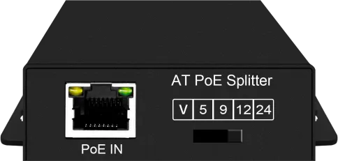 PoE-сплиттер Gigabit Ethernet/ PoE-сплиттер 2,5G выбором выходного нап фото 1