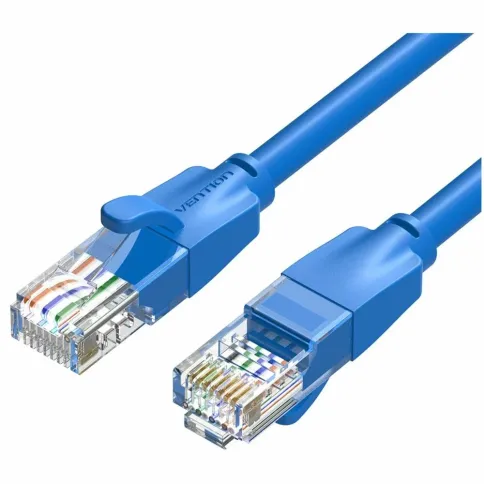 Патч-корд Vention прямой UTP cat.6, RJ45 - 2м. Синий фото 1