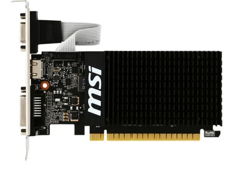 Видеокарта/ VGA MSI NVIDIA GeForce GT 710 2GB, DDR3/64-bit, PCIe 2.0, 1xD-Sub, 1xDVI-D, 1xHDMI 2.0, 1-slot фото 2