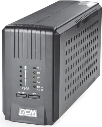 Источник бесперебойного питания Powercom Smart King Pro+ SPT-500 400Вт 500ВА черный/ UPS Powercom Smart King Pro+ SPT-500 400W 500Va black фото 1