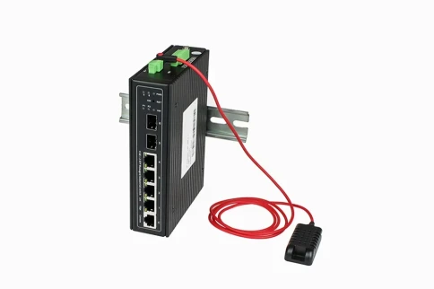 Промышленный управляемый (L2+) коммутатор Gigabit Ethernet/ Промышленн фото 1