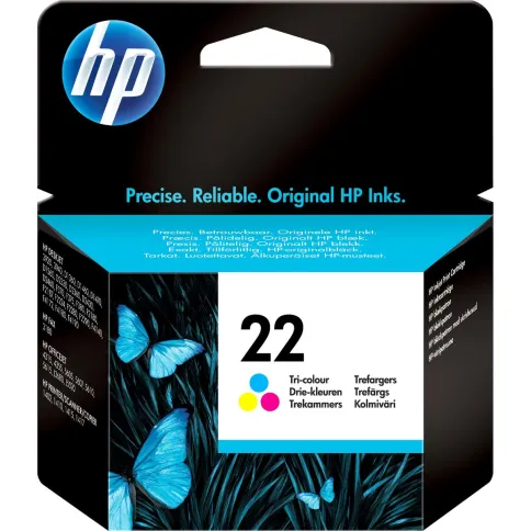 Картридж/ HP 22 Tri-colour Inkjet Print Cartridge фото 1