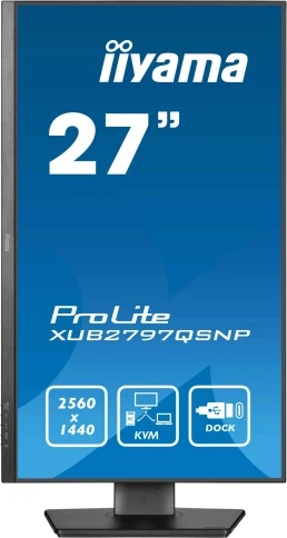 Монитор Iiyama 27" ProLite XUB2797QSNP-B1 черный IPS LED 16:9 HDMI M/M фото 2