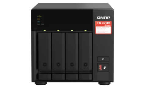 Сетевое хранилище без дисков/ SMB QNAP TS-473A-8G NAS, 4-tray w/o HDD, фото 1