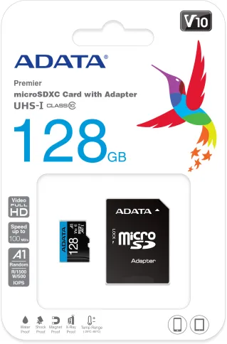 ADATA Premier microSDXC/SDHC UHS-I Class10 (A1 V10) фото 3