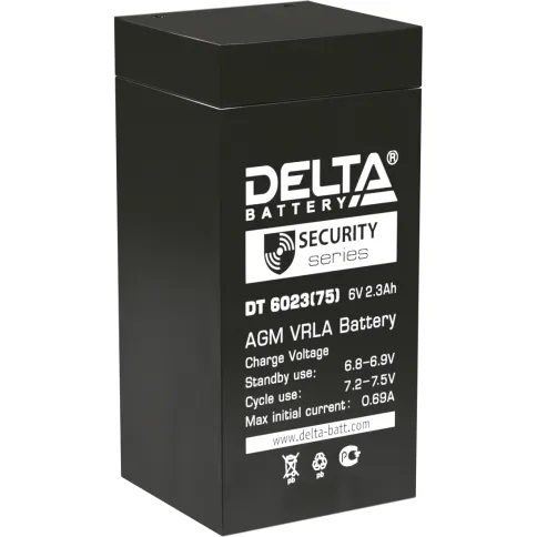 Delta DT 6023 (75 mm) (6V / 1.9Ah) фото 1
