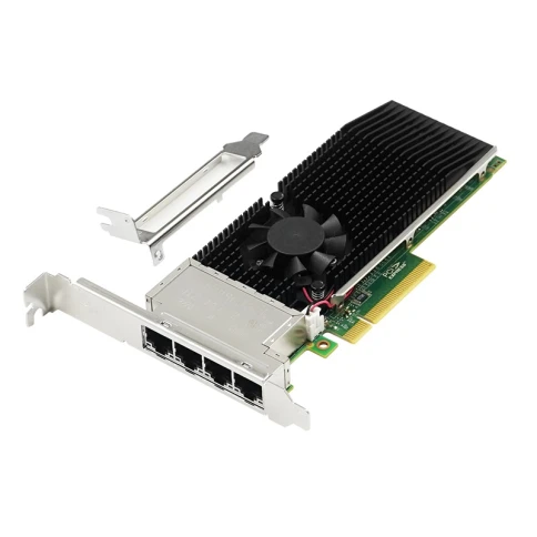 Сетевая карта/ PCIe x8 4-Port 10G Copper Ethernet Server Adapter... фото 2