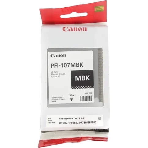 Canon PFI-107 MBK (6704B001) фото 4