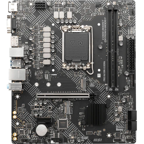Материнская плата/ MB MSI INTEL H610 s1700, 2xDDR5(96GB), D-SUB/HDMI 2 фото 2