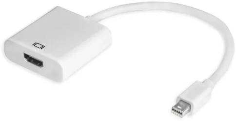Greenconnect Apple mini DisplayPort 20M > HDMI 19F, белый фото 1