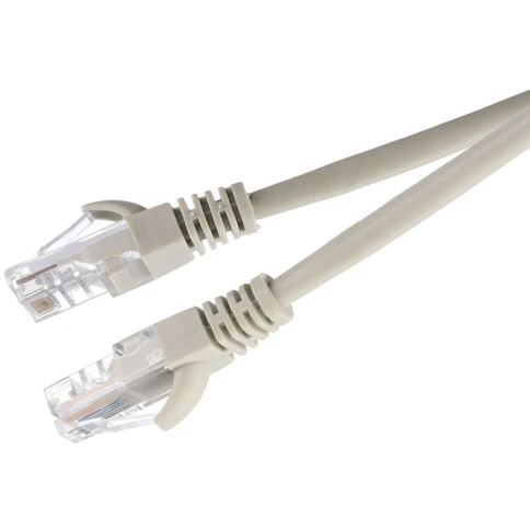 Патч-корд/ Патч-корд GoPower RJ-45 (m)-RJ-45 (m) 1.0м кат.5е ПВХ 26AWG CCA серый в пакете (1/100) фото 3