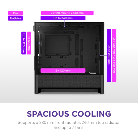 NZXT H3 Flow CC-H31FB-01 фото 5