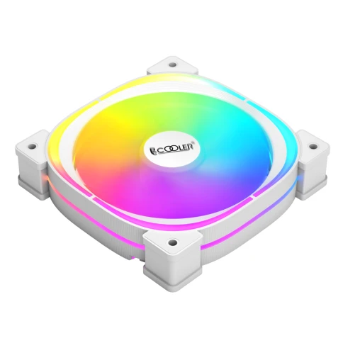 Кулер для корпуса/ Case Cooler PCCooler EF120 ARGB WH (120x120x25mm, 4 фото 2