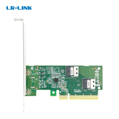 Адаптер для SSD/ PCIe x8 to Two SlimSAS SFF-8654 4i Adapter фото 4