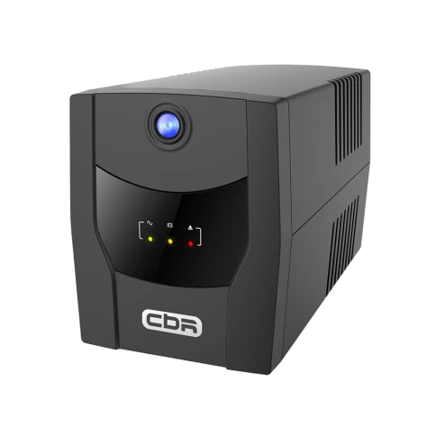 Башенный линейно-интерактивный ИБП/ ИБП CBR [QTM-1200T-4F-LCUC] Line Interactive 1200VA/720W 7Ah12V*2... фото 1