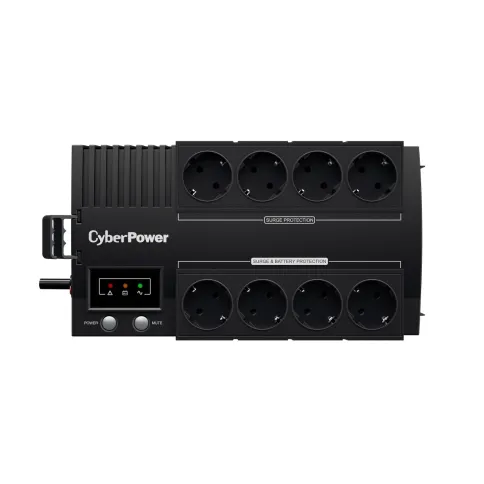 ИБП CyberPower BS650E NEW линейно-интерактивный 650ВА/390Вт, 4+4 евророзетки, USB/ UPS Line-Interactive CyberPower BS650E NEW 650VA/390W USB (4+4 EURO) фото 5