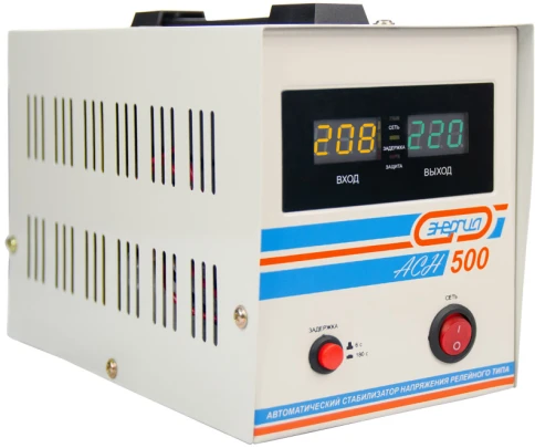 Стабилизатор  АСН-  500  ЭНЕРГИЯ с цифр. дисплеем/ Stabilizer ASN-500 фото 5