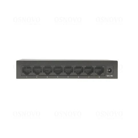 Коммутатор неуправляемый/ OSNOVO Неуправляемый коммутатор Fast Ethernet на 8 портов.... фото 2