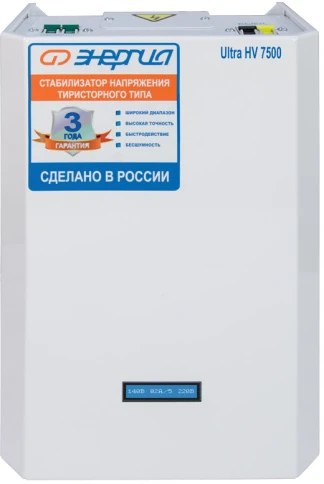 Стабилизатор ЭНЕРГИЯ  7 500 ВА серии Ultra  (HV)/ Stabilizer ENERGY 7 фото 2