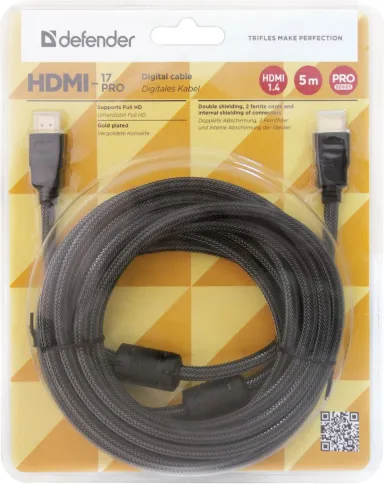 Defender HDMI (m) - HDMI (m) 5м фото 3