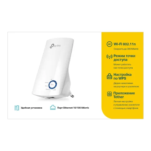 Адаптер Wi-Fi/ 300Mbps WiFi Range Extender/Entertainment Adapter, Athe фото 7