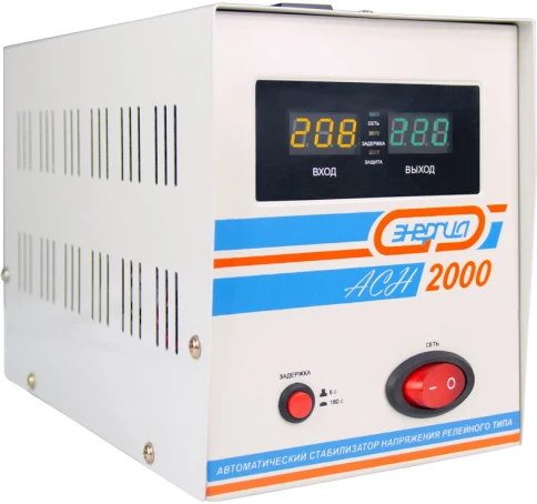 Стабилизатор  АСН- 2000  ЭНЕРГИЯ с цифр. дисплеем/ Stabilizer ASN-2000 фото 5