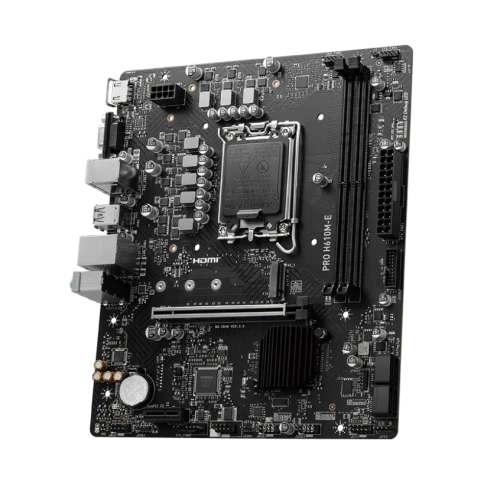 Материнская плата/ MB MSI INTEL H610 s1700, 2xDDR5(96GB), D-SUB/HDMI 1 фото 4