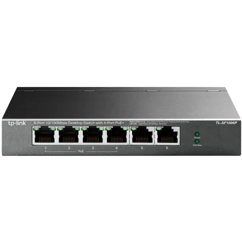 Коммутатор/ 4-port 10/100 Mbit / s unmanaged PoE + switch with 2 10/10 фото 1
