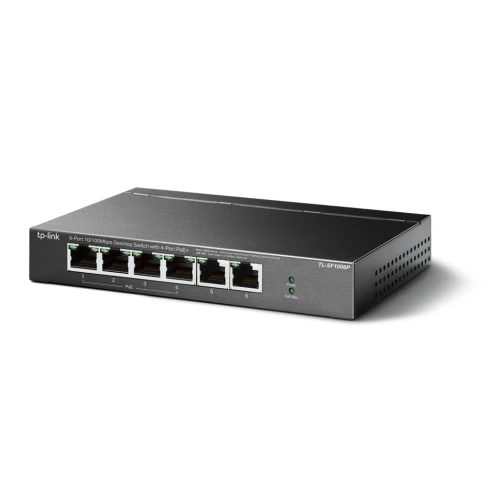 Коммутатор/ 4-port 10/100 Mbit / s unmanaged PoE + switch... фото 2
