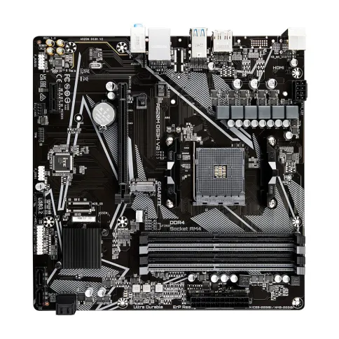 Материнская плата/ MB GIGABYTE AMD A520 sAM4, 4xDDR4(128GB), HDMI 2.1/DP, 1xPCIe 3.0x16, 1xPCIe 3.0, 1xLAN, 4xSATA 6Gb/s, 1xM.2, 4xUSB 3.2, 4xUSB 2.0, 1xPS/2, mATX фото 2