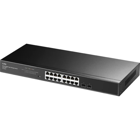 Коммутатор/ 16-Port Gigabit Light Managed Switch, 16 Gigabit RJ45 Ports,... фото 2