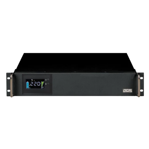 Источник бесперебойного питания Powercom King Pro RM KIN-1200AP LCD 960Вт 1200ВА черный/ UPS Powercom King Pro RM KIN-1200AP LCD 960W 1200Va black фото 1