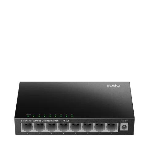 Коммутатор/ 8-Port 10/100 Mbps Desktop Switch, 8 10/100M RJ45 Ports, L фото 1