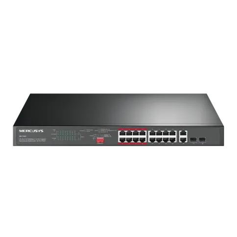 Коммутатор/ 16-Port 10/100Mbps + 2-Port Gigabit Rackmount Switch with фото 1