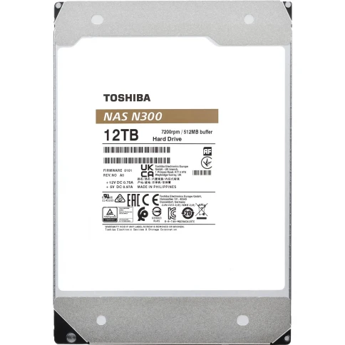 Жесткий диск/ HDD Toshiba N300 NAS SATA3 3.5" 12TB 7200... фото 7