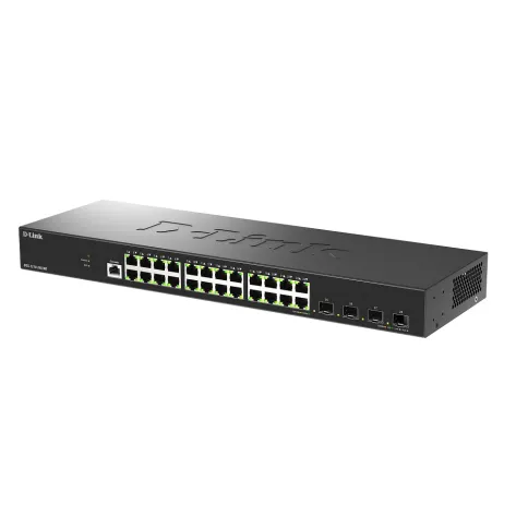 Коммутатор/ Управляемый L2 коммутатор, 24x1000Base-T, 4x10GBase-X SFP+ фото 2