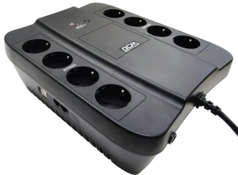 ИБП SPD-550U LCD, линейно-интерактивный, цифровой дисплей,  550 ВA, 33 фото 1