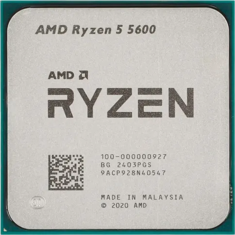 Процессор/ CPU AM4 AMD Ryzen 5 5600 (6C/12T, 3.5/4.4GHz, 32MB, 65W) OEM фото 1