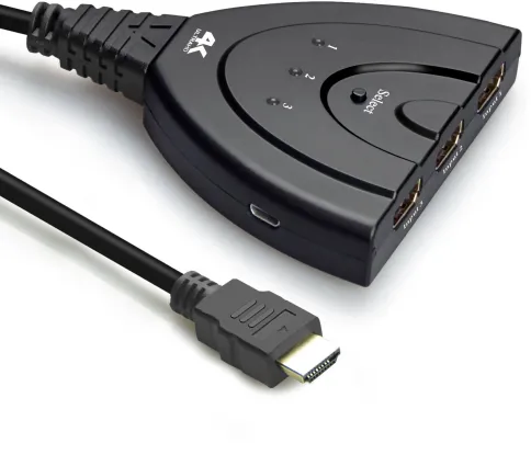 Greenconnect Переключатель Greenline HDMI 3 к 1 + USB port фото 3