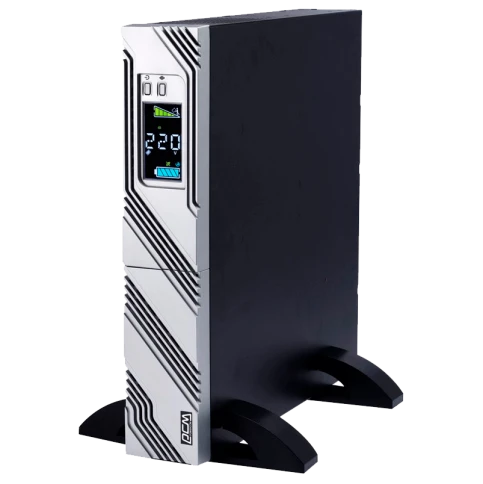 ИБП SRT-2000A, линейно-интерактивный, 2000ВА, 1800Вт, LCD, Rack/Tower, 8 розеток IEC320 C13 и 1 розетка C19 с резервным питанием, USB, RS-232, слот под SNMP карту, EPO, защита RJ45, ШхГхВ 428х563х84мм., вес 27.5кг./ UPS POWERCOM SRT-2000A, line-interactiv фото 2