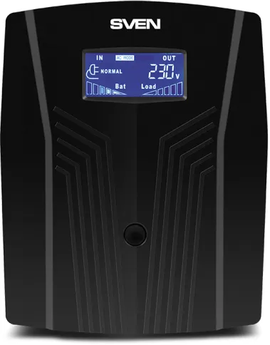 ИБП SVEN Pro 1500 (LCD, USB), линейно-интерактивный, автоматический ст фото 2