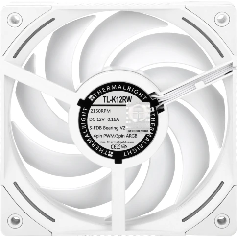 Кулер для корпуса/ Case Cooler Thermalright TL-K12RW Reverse (120x120x25mm, 4-pin... фото 2