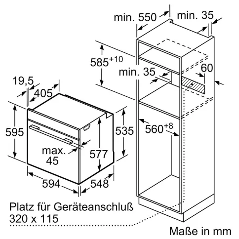 Встраиваемый духовой шкаф BOSCH HBG7341B1 фото 10