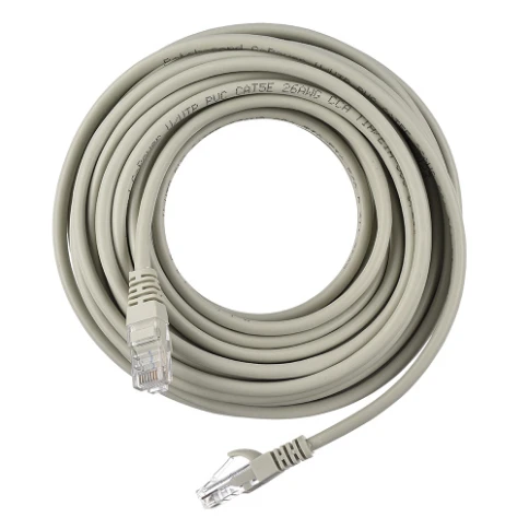 Патч-корд/ Патч-корд GoPower RJ-45 (m)-RJ-45 (m) 10.0м кат.5е ПВХ 26AWG CCA серый в пакете (1/25) фото 3