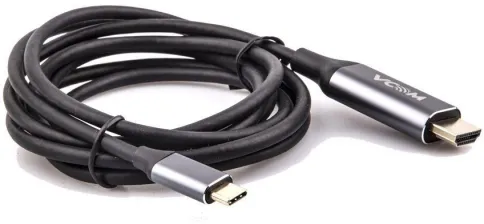 VCOM USB 3.2 Type-C (m) - HDMI (m) 1.8м фото 1
